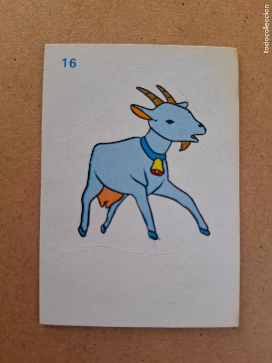 Coleccionismo cromos antiguos: HEIDI - YOGUR CLESA - CROMO ADHESIVO TROQUELADO N&ordm; 16 ( NUNCA PEGADO )