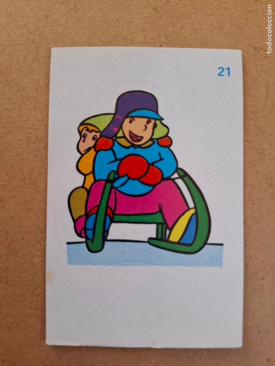 Coleccionismo cromos antiguos: HEIDI - YOGUR CLESA - CROMO ADHESIVO TROQUELADO N&ordm; 21 ( NUNCA PEGADO )