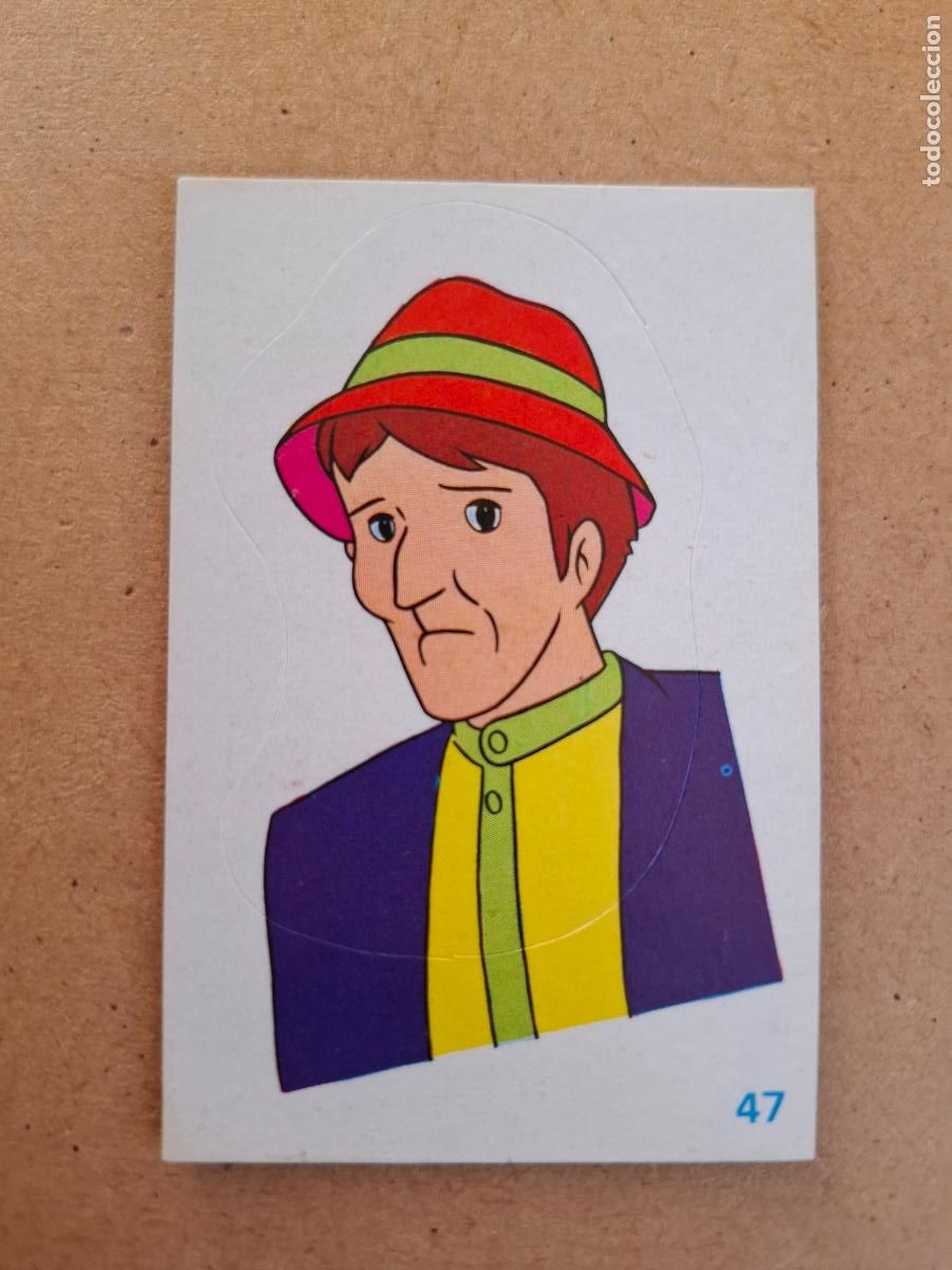 Coleccionismo cromos antiguos: HEIDI - YOGUR CLESA - CROMO ADHESIVO TROQUELADO N&ordm; 47 ( NUNCA PEGADO )