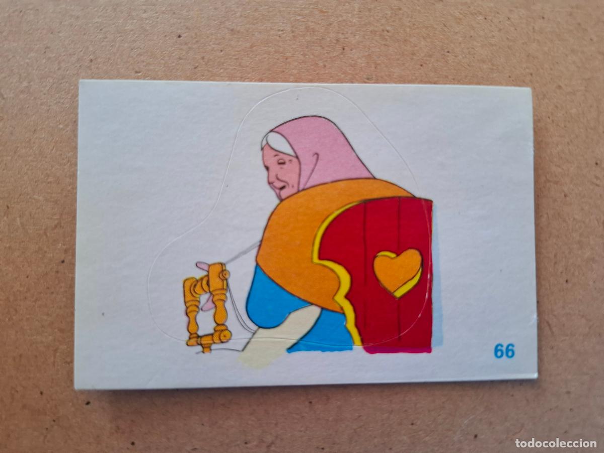 Coleccionismo cromos antiguos: HEIDI - YOGUR CLESA - CROMO ADHESIVO TROQUELADO N&ordm; 66 ( NUNCA PEGADO )