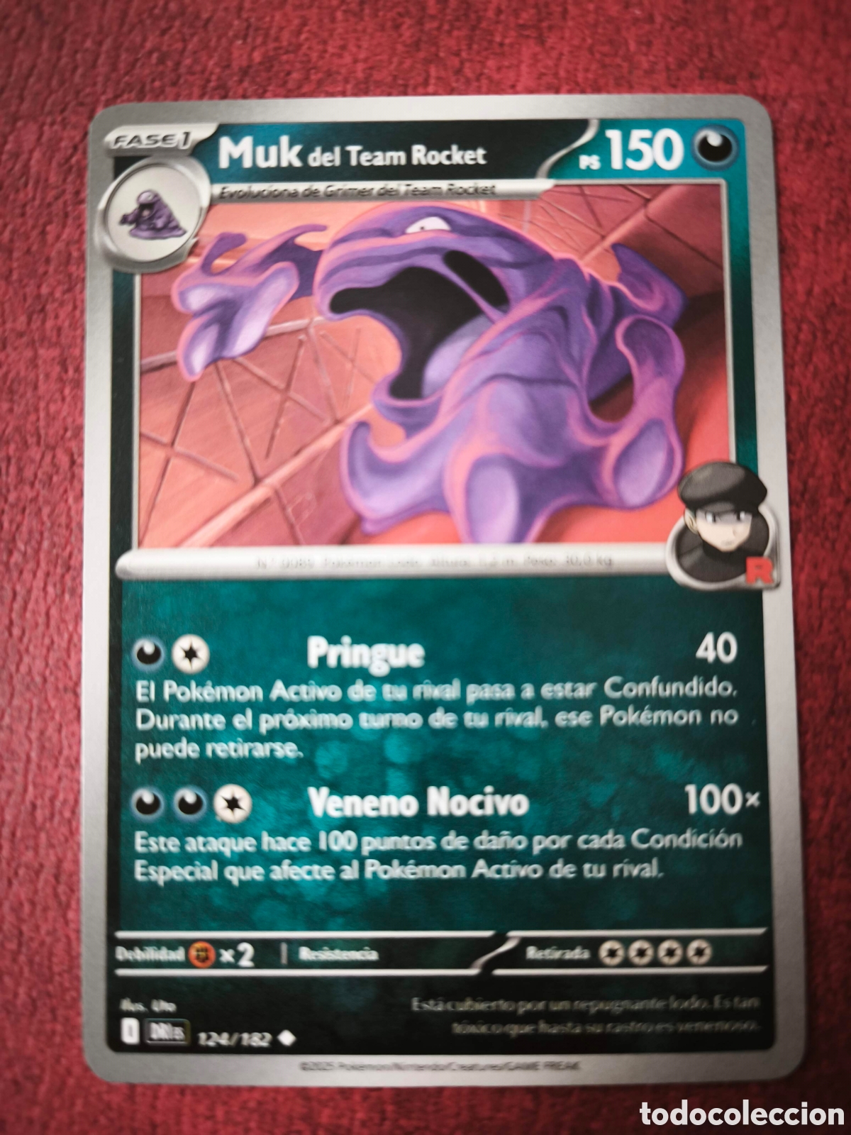 Coleccionismo cromos antiguos: Pokemon. 2025. Muk #124 - Foto 1