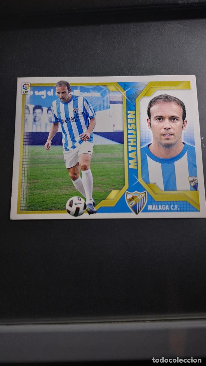 Coleccionismo cromos antiguos: CROMO MATHIJSEN 6 MALAGA LIGA 11 12 2011 2012 ESTE PANINI NUNCA PEGADO