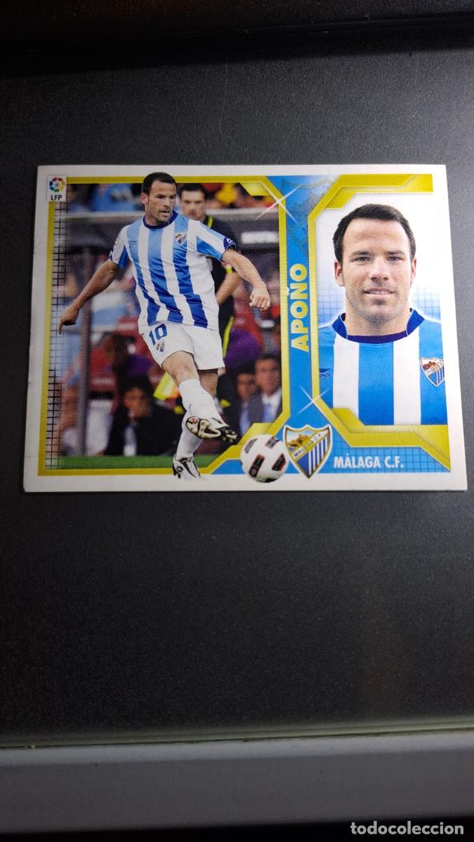Coleccionismo cromos antiguos: CROMO APO&Ntilde;O 8 MALAGA LIGA 11 12 2011 2012 ESTE PANINI NUNCA PEGADO