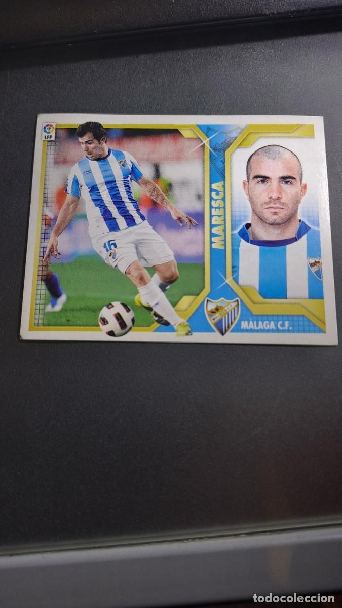 Coleccionismo cromos antiguos: CROMO MARESCA 12 A 12A MALAGA LIGA 11 12 2011 2012 ESTE PANINI NUNCA PEGADO