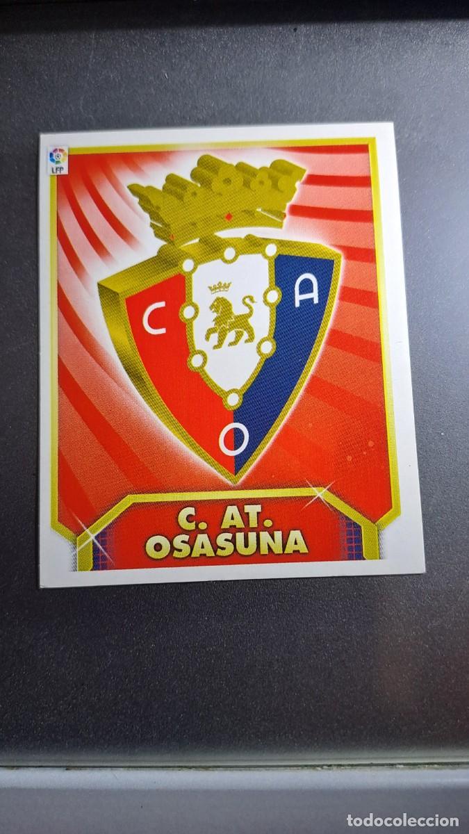 Coleccionismo cromos antiguos: CROMO ESCUDO OSASUNA 1 LIGA 11 12 2011 2012 ESTE PANINI NUNCA PEGADO