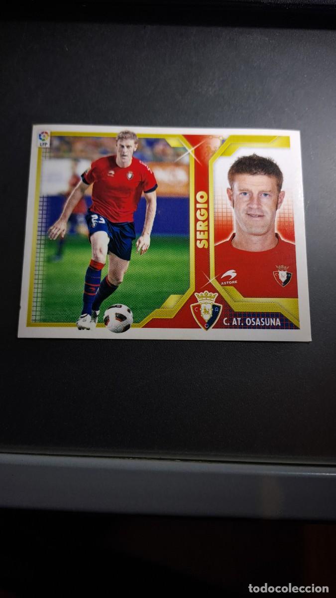 Coleccionismo cromos antiguos: CROMO SERGIO 4 OSASUNA LIGA 11 12 2011 2012 ESTE PANINI NUNCA PEGADO