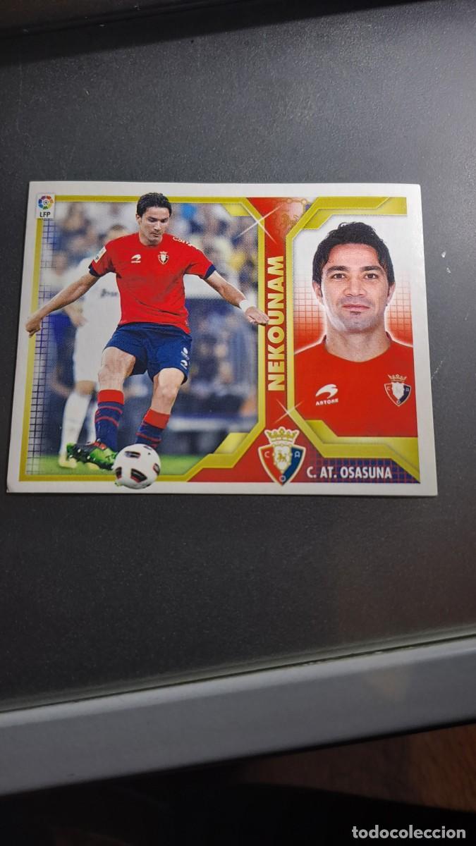 Coleccionismo cromos antiguos: CROMO NEKOUNAM 8 OSASUNA LIGA 11 12 2011 2012 ESTE PANINI NUNCA PEGADO
