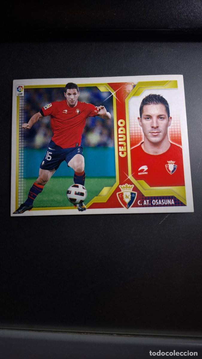 Coleccionismo cromos antiguos: CROMO CEJUDO 13 A 13A OSASUNA LIGA 11 12 2011 2012 ESTE PANINI NUNCA PEGADO