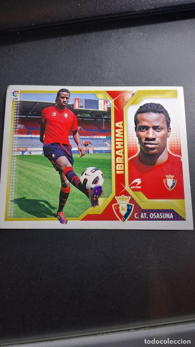 Coleccionismo cromos antiguos: CROMO IBRAHIMA 15 OSASUNA LIGA 11 12 2011 2012 ESTE PANINI NUNCA PEGADO