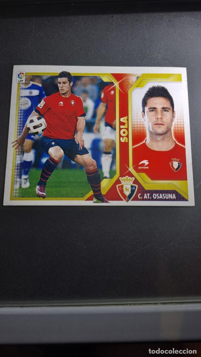 Coleccionismo cromos antiguos: CROMO SOLA 16 OSASUNA LIGA 11 12 2011 2012 ESTE PANINI NUNCA PEGADO
