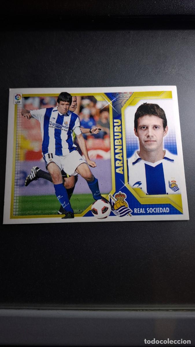 Coleccionismo cromos antiguos: CROMO ARANBURU 9 REAL SOCIEDAD LIGA 11 12 2011 2012 ESTE PANINI NUNCA PEGADO