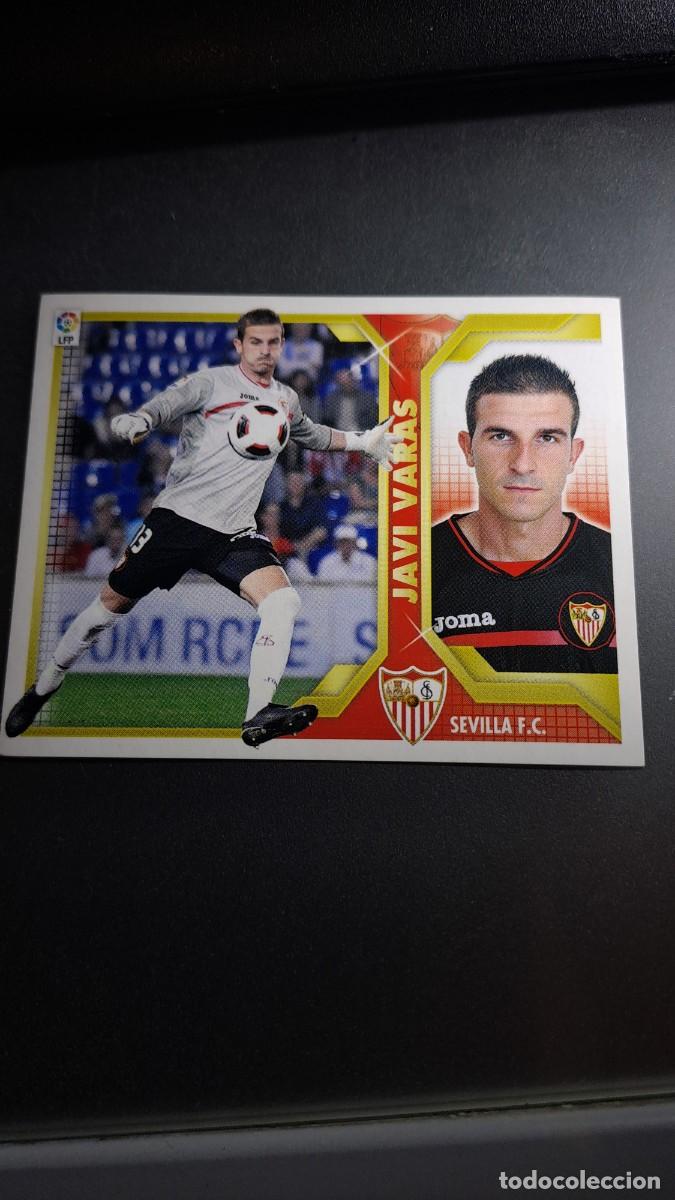 Coleccionismo cromos antiguos: CROMO JAVI VARAS 2 SEVILLA LIGA 11 12 2011 2012 ESTE PANINI NUNCA PEGADO