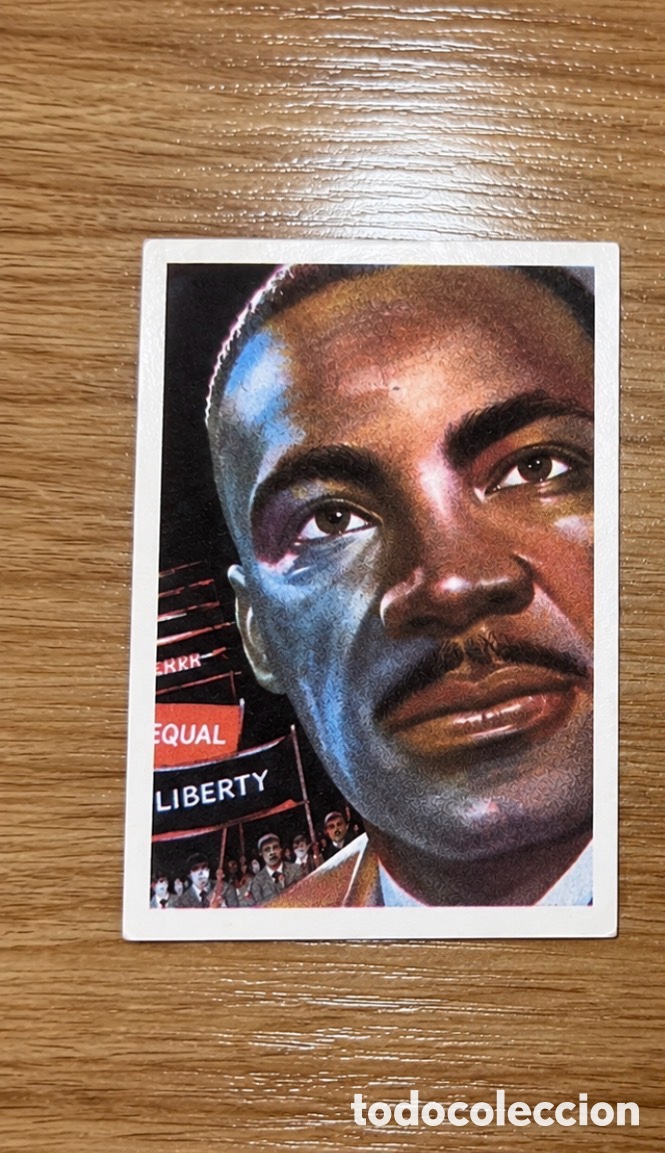 Coleccionismo cromos antiguos: 1964 MARTIN LUTERO KING ROOKIE N&ordm; 3 CHOCOLATES SIMON
