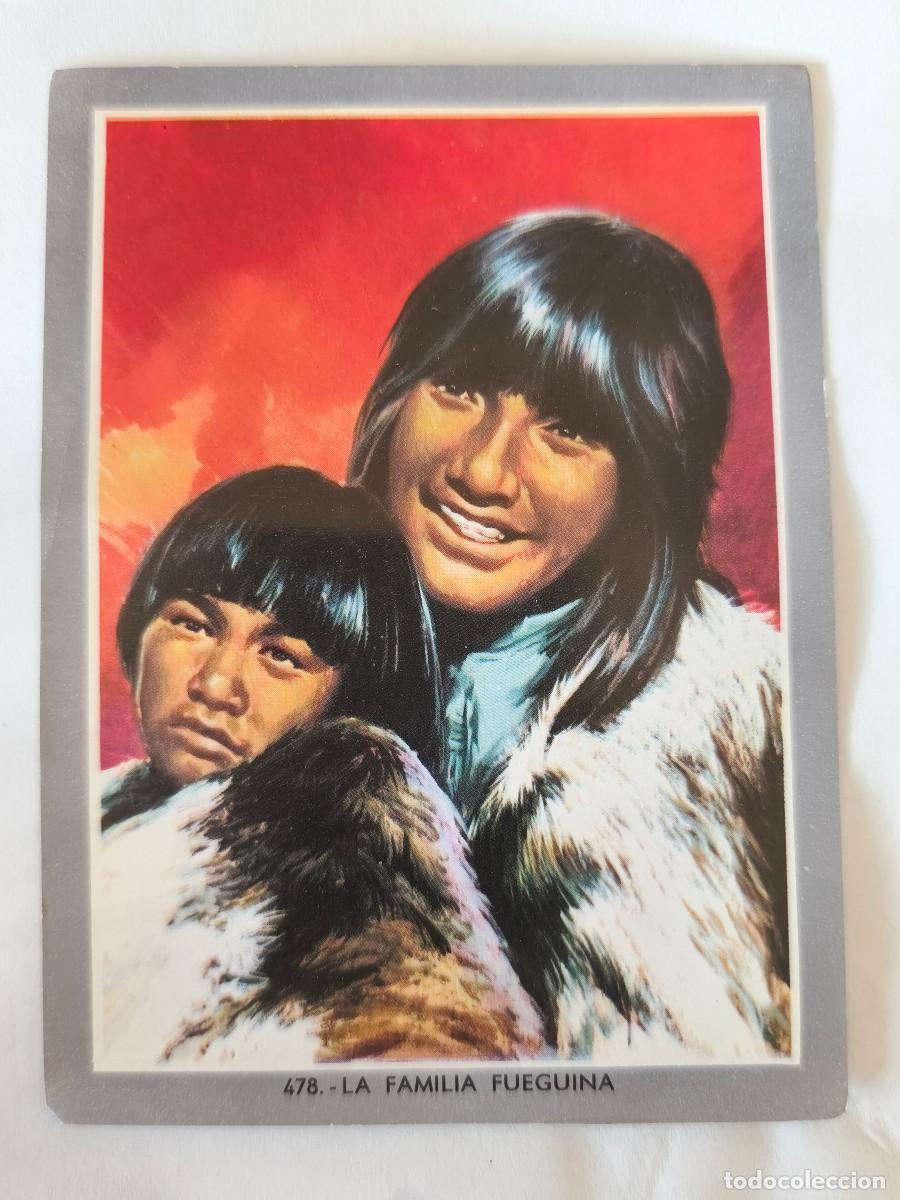 Coleccionismo cromos antiguos: CROMO ALBUM VIDA Y COLOR 2 - No 478 LA FAMILIA FUEGUINA - Nunca Pegado
