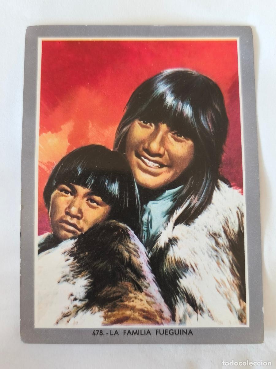 Coleccionismo cromos antiguos: CROMO ALBUM VIDA Y COLOR 2 - No 478 LA FAMILIA FUEGUINA - Nunca Pegado