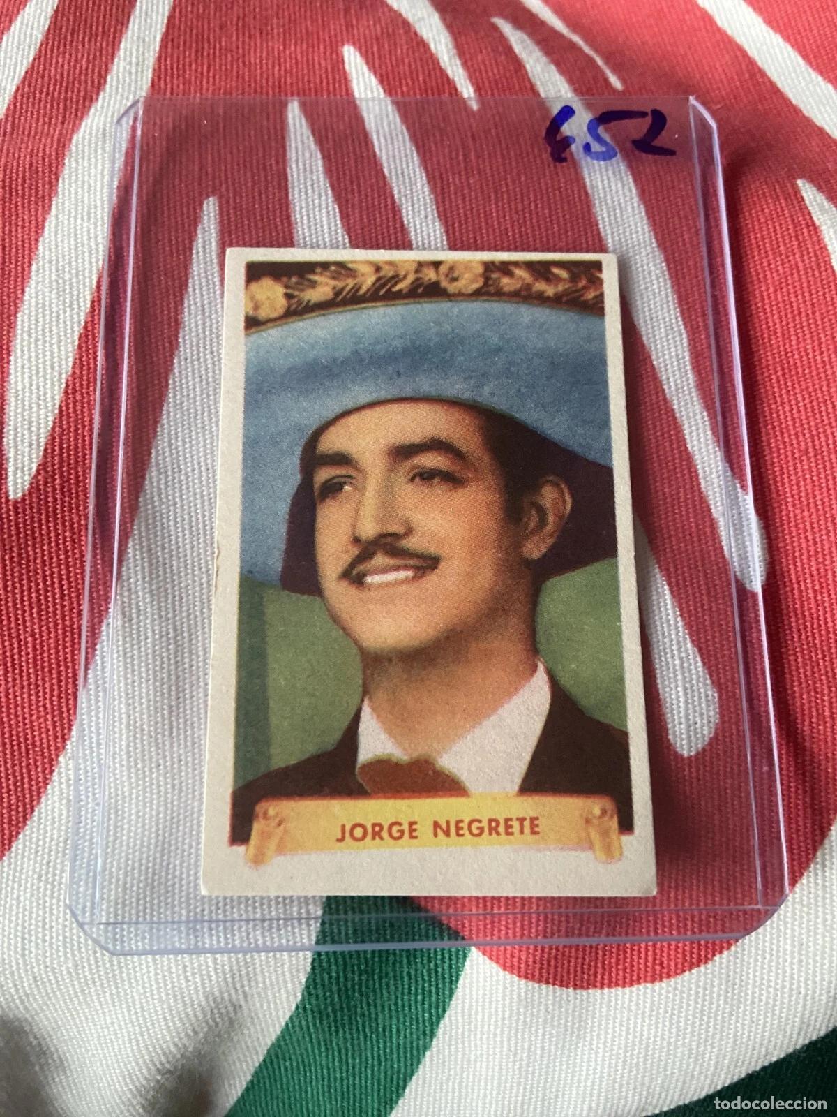 Coleccionismo cromos antiguos: CROMO SIN PEGAR NUNCA PEGADO 1948 CINE JORGE NEGRETE # 19 DENTICLOR BRUGUERA