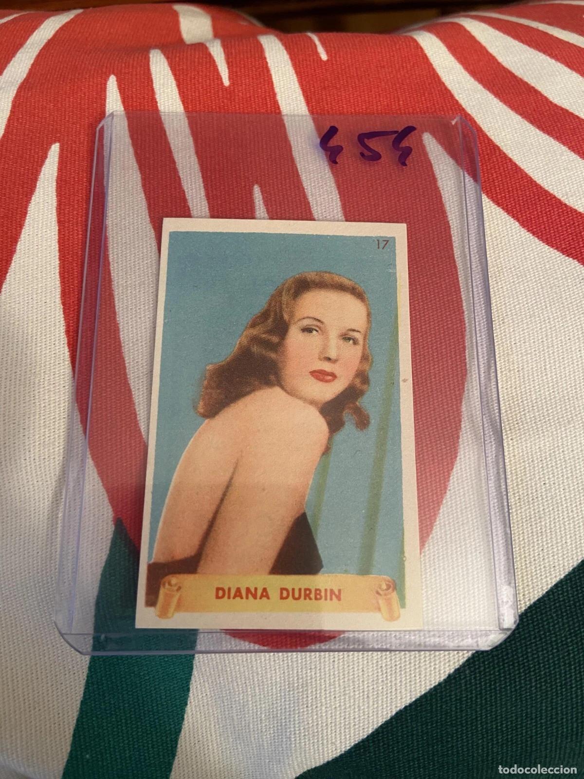 Coleccionismo cromos antiguos: CROMO SIN PEGAR NUNCA PEGADO 1948 CINE DEANNA DURBIN # 17 DENTICLOR BRUGUERA