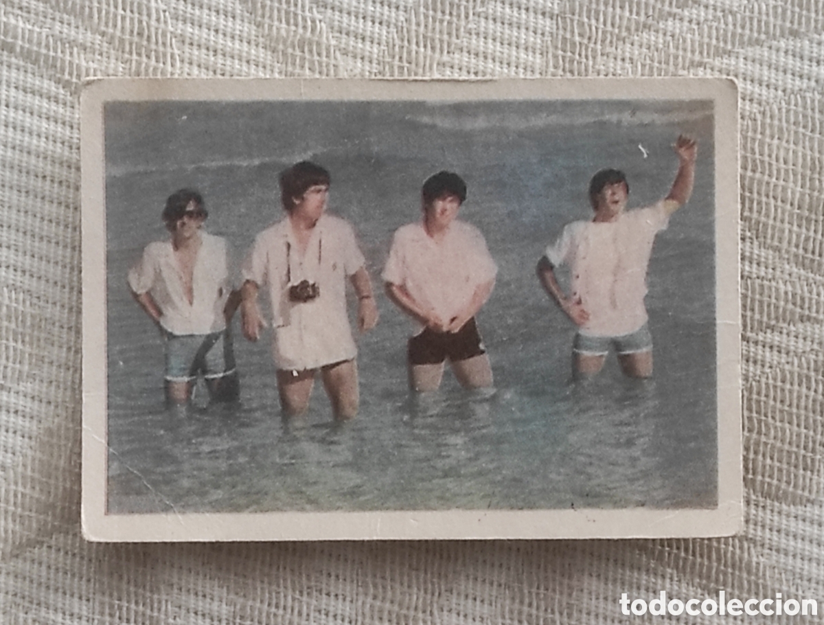 Collectable Antique Stickers: CROMO FOTOGRAF&Iacute;A THE BEATLES - N&ordm;27