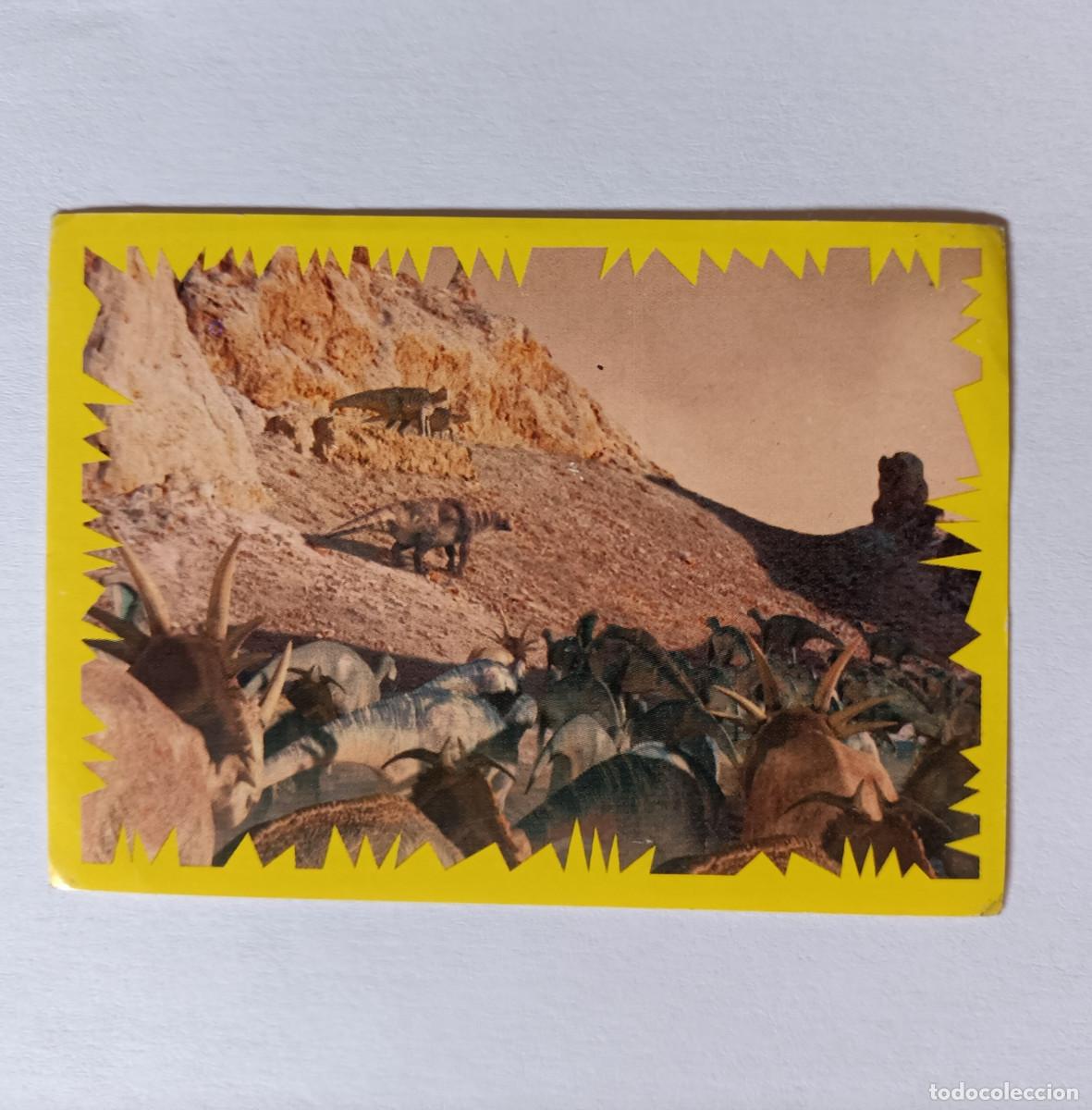 Coleccionismo cromos antiguos: cromo sticker panini pegatina dinosaurio disney pelicula dinosaur 63 063