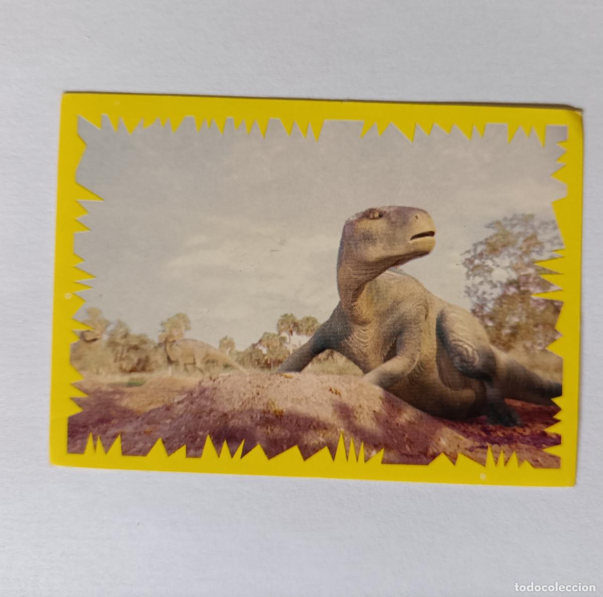 Coleccionismo cromos antiguos: cromo sticker panini pegatina dinosaurio disney pelicula dinosaur 4 04 004