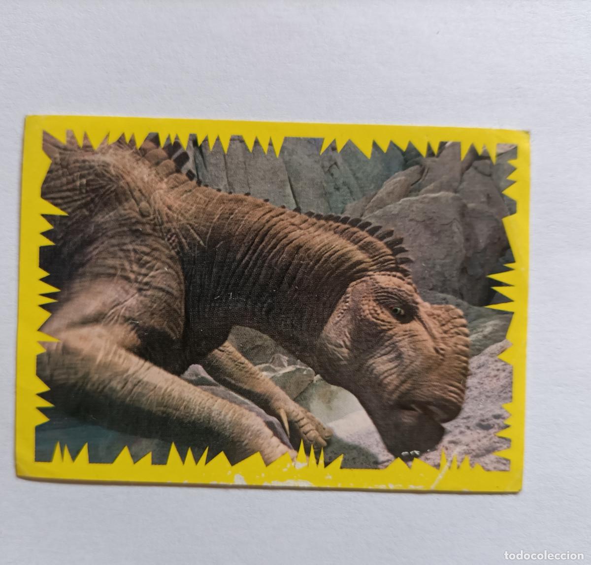 Coleccionismo cromos antiguos: cromo sticker panini pegatina dinosaurio disney pelicula dinosaur 157