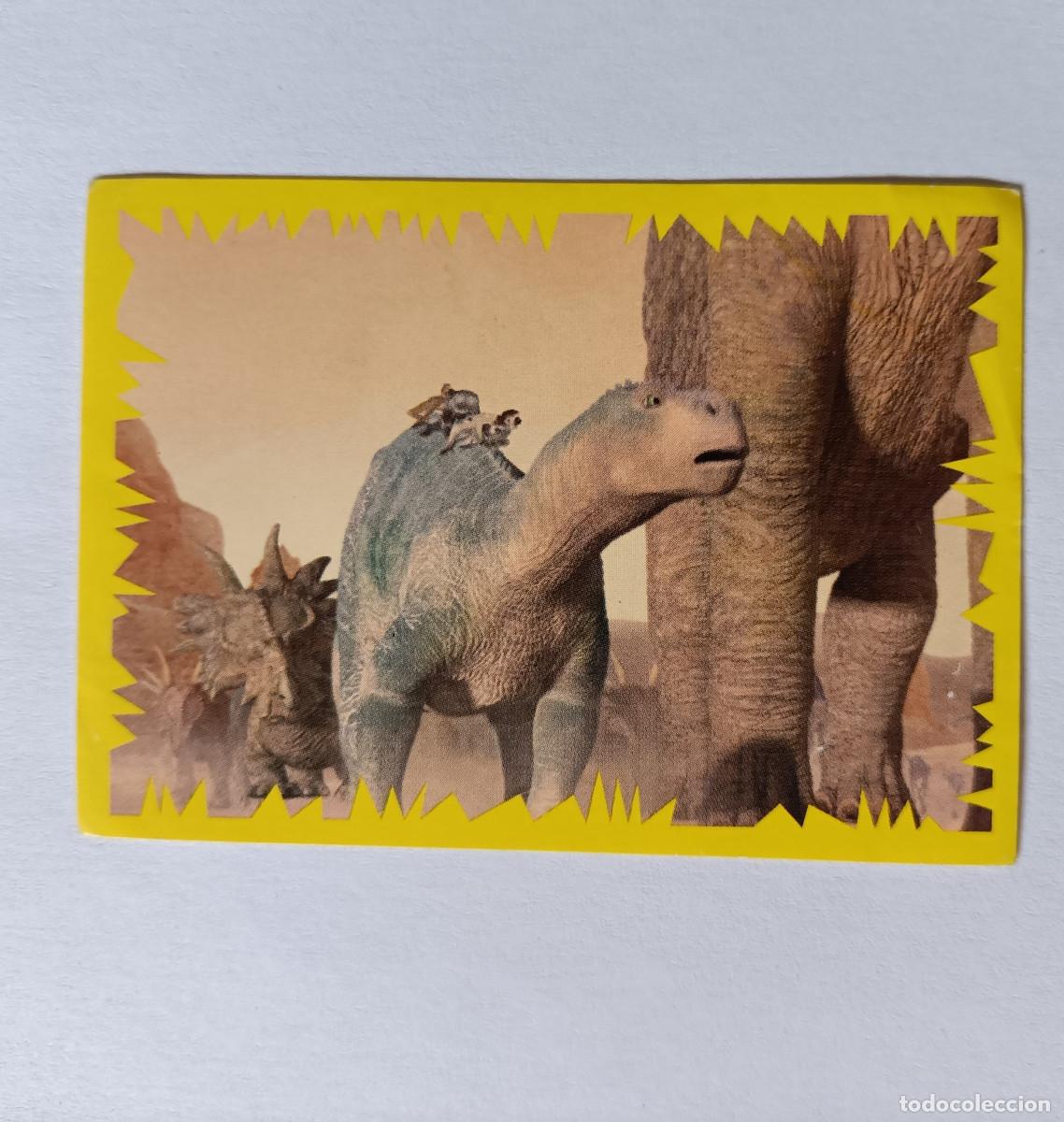 Coleccionismo cromos antiguos: cromo sticker panini pegatina dinosaurio disney pelicula dinosaur 062 62 0062
