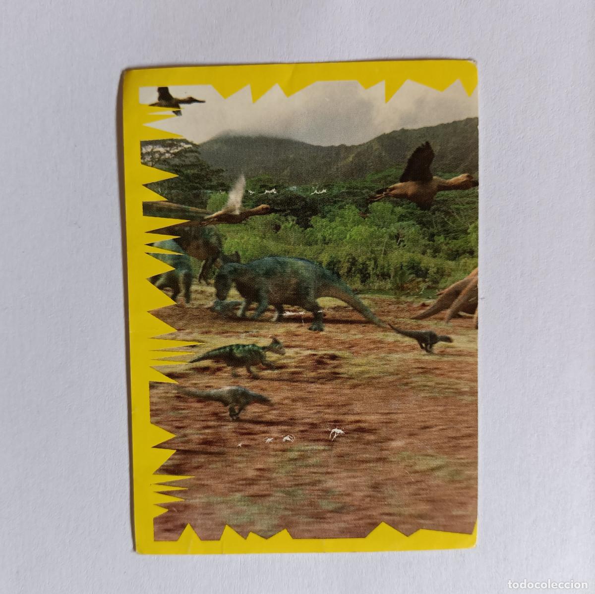 Coleccionismo cromos antiguos: cromo sticker panini pegatina dinosaurio disney pelicula dinosaur 173