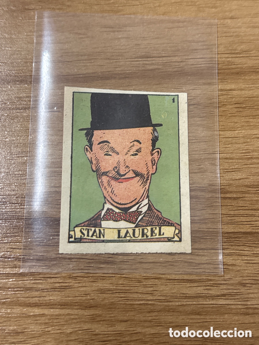 Coleccionismo cromos antiguos: 1939 STAN LAUREL N&ordm; 1 BRUGUERA CROMOS CULTURA SIN PEGAR