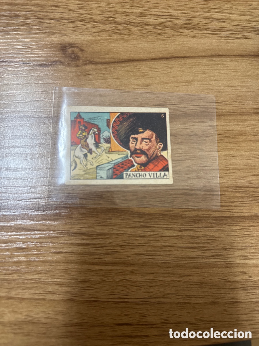 Coleccionismo cromos antiguos: 1939 PANCHO VILLA N&ordm; 5 BRUGUERA CROMOS CULTURA SIN PEGAR