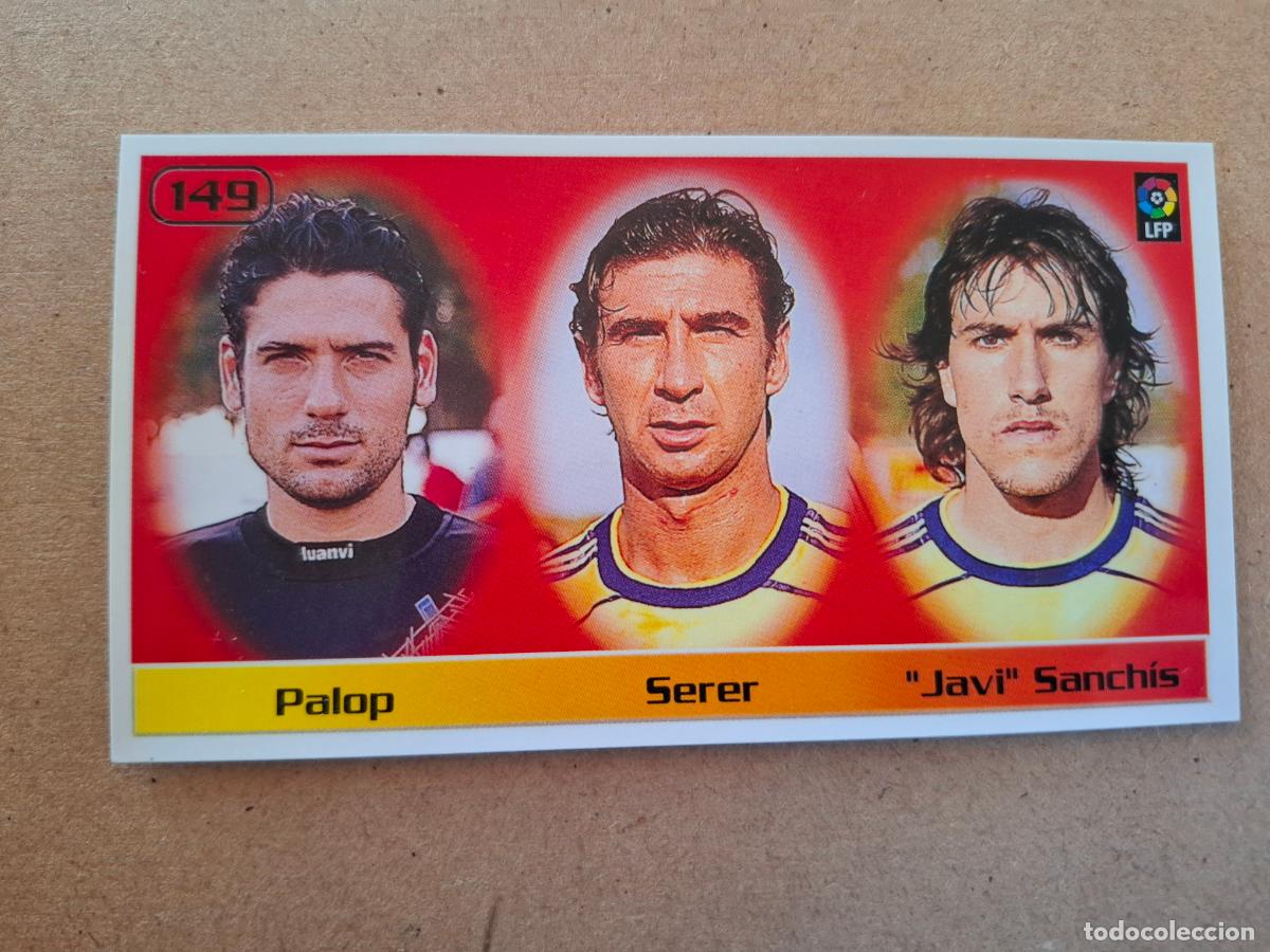 Coleccionismo cromos antiguos: BOLLYCAO 98 99 1998 1999 - 149 PALOP / SERER / JAVI SANCHIS - VILLARREAL ( NUNCA PEGADO SIN DOBLEZ )