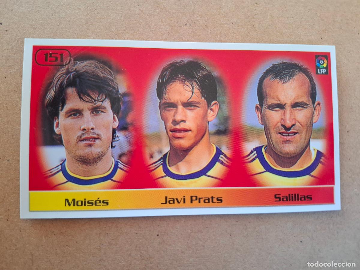 Coleccionismo cromos antiguos: BOLLYCAO 98 99 1998 1999 - 149 MOIS&Eacute;S / JAVI PRATS / SALILLAS VILLARREAL (NUNCA PEGADO SIN DOBLEZ)