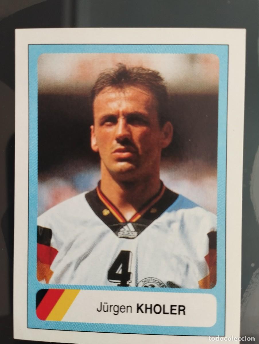 Sammeln alte Sammelbilder: Mundial USA 1994 Ediciones Estadio Cromo n&uacute;mero 17 Jurgen Kholer