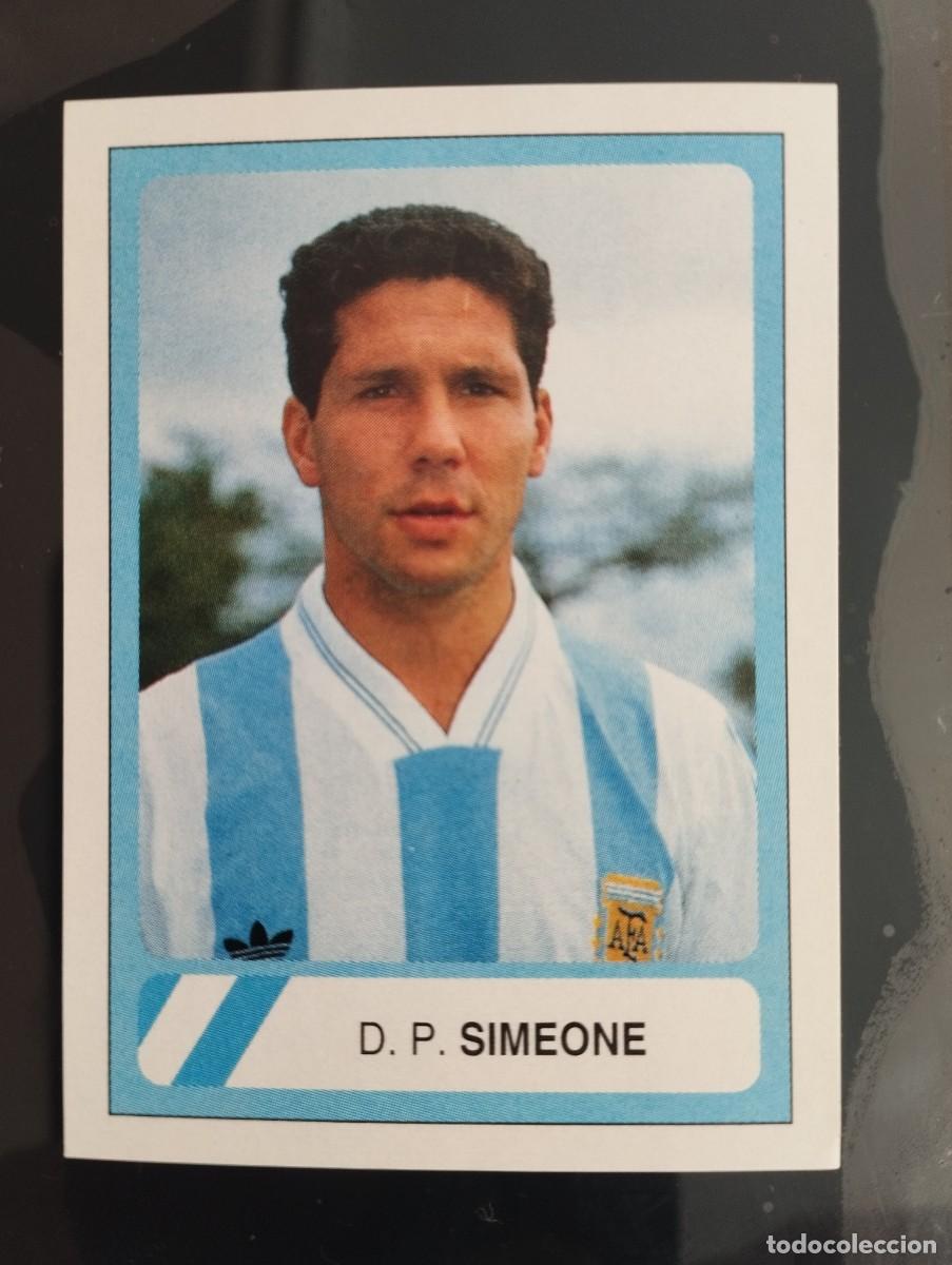 Sammeln alte Sammelbilder: Mundial USA 1994 Ediciones Estadio Cromo n&uacute;mero 42 Diego Simeone