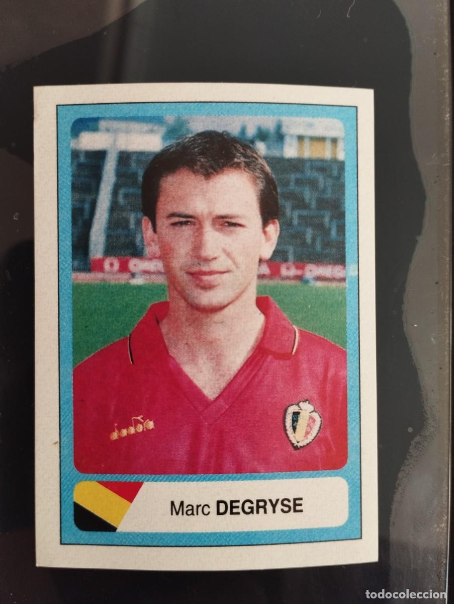 Sammeln alte Sammelbilder: Mundial USA 1994 Ediciones Estadio Cromo n&uacute;mero 64 Marc Degryse