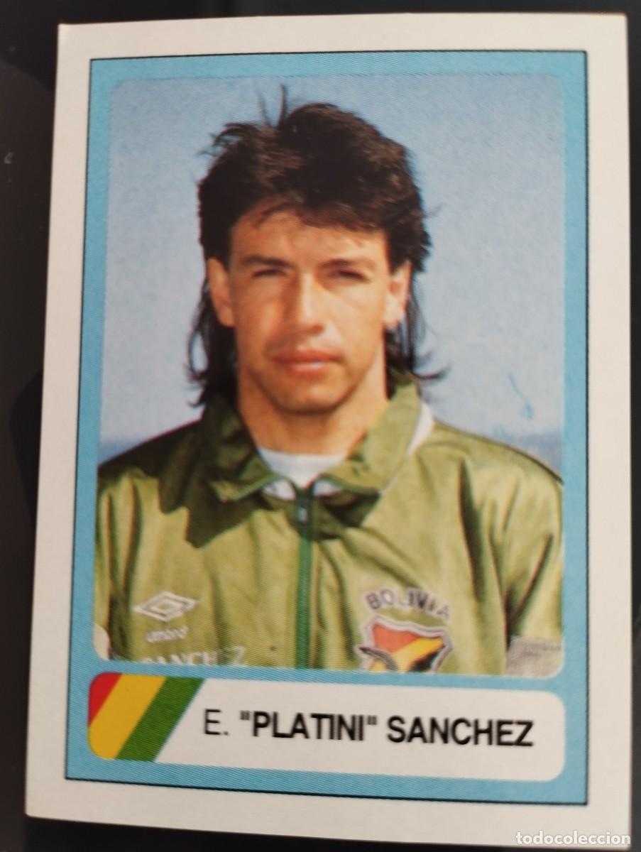 Coleccionismo cromos antiguos: Mundial USA 1994 Ediciones Estadio Cromo n&uacute;mero 85 Platini S&aacute;nchez