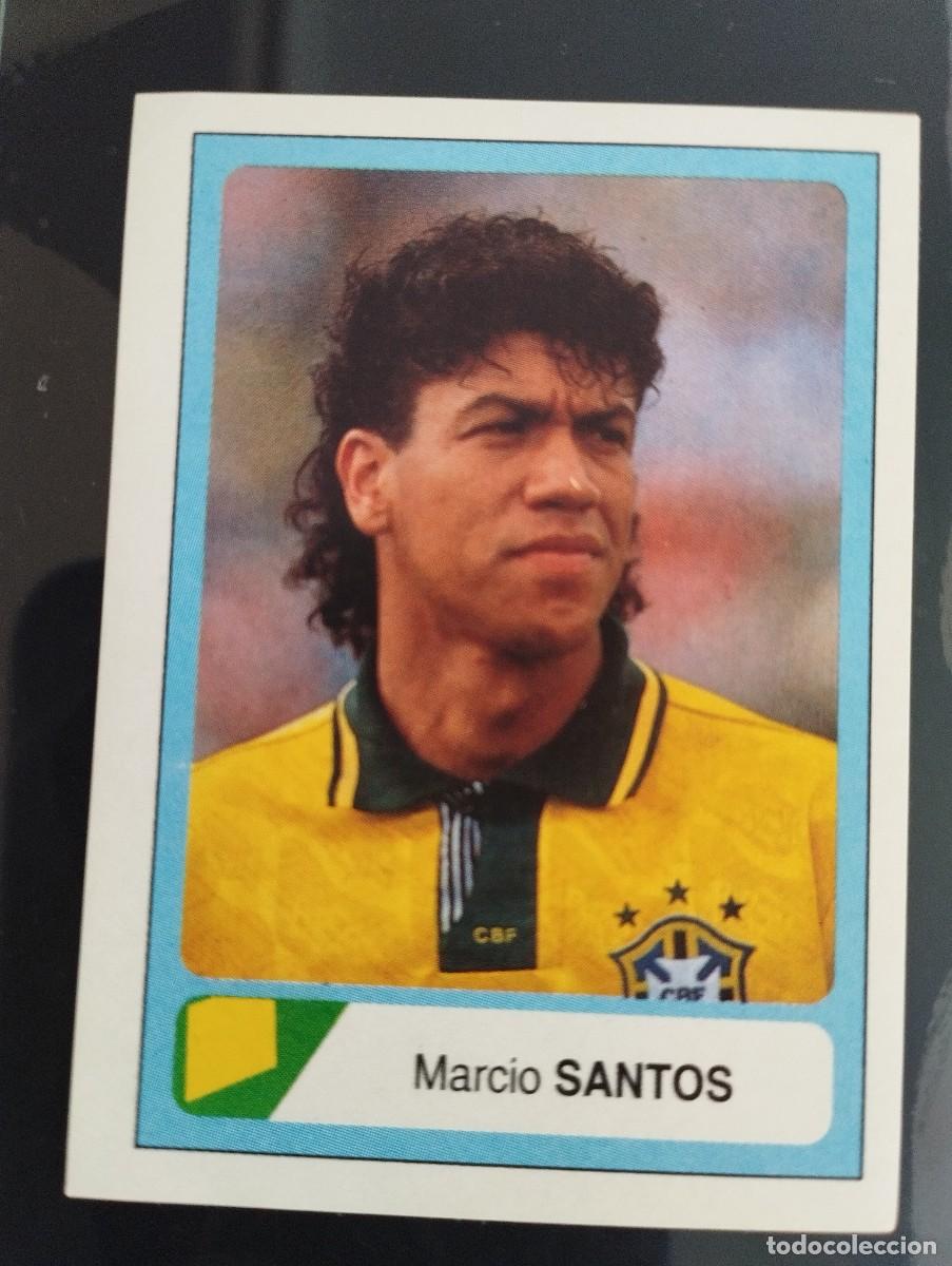 Collectable Antique Stickers: Mundial USA 1994 Ediciones Estadio Cromo n&uacute;mero 95 Marcio Santos