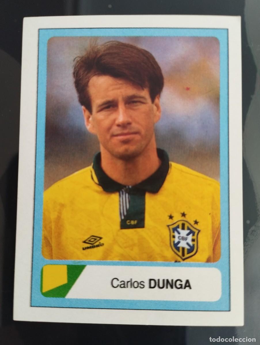 Collectable Antique Stickers: Mundial USA 1994 Ediciones Estadio Cromo n&uacute;mero 96 Carlos Dunga