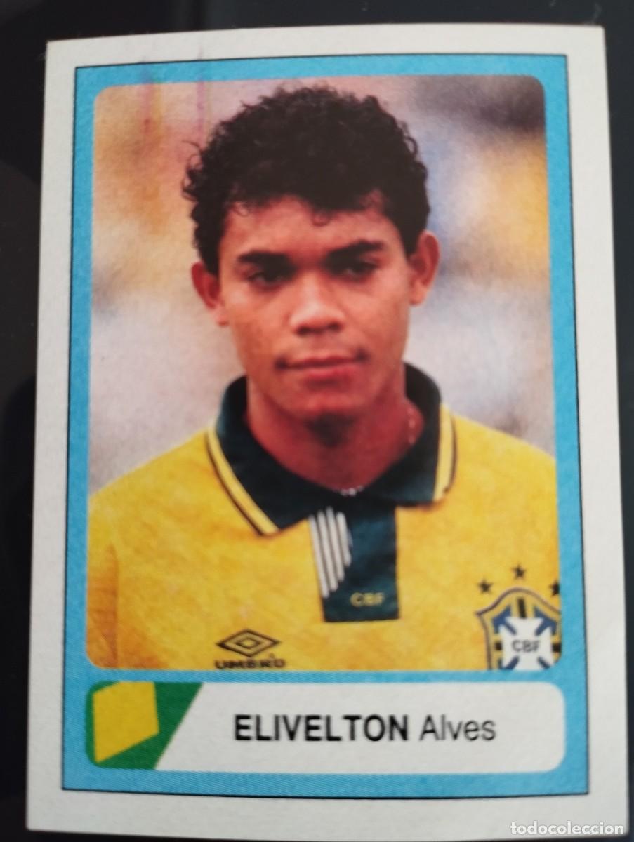 Collectable Antique Stickers: Mundial USA 1994 Ediciones Estadio Cromo n&uacute;mero 101 Elivelton Alves