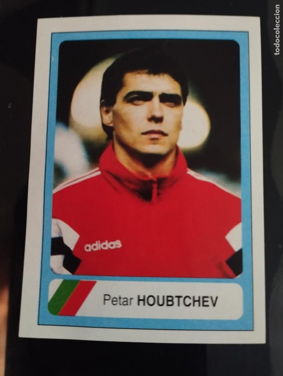 Collectable Antique Stickers: Mundial USA 1994 Ediciones Estadio Cromo n&uacute;mero 110 Petar Houbtchev