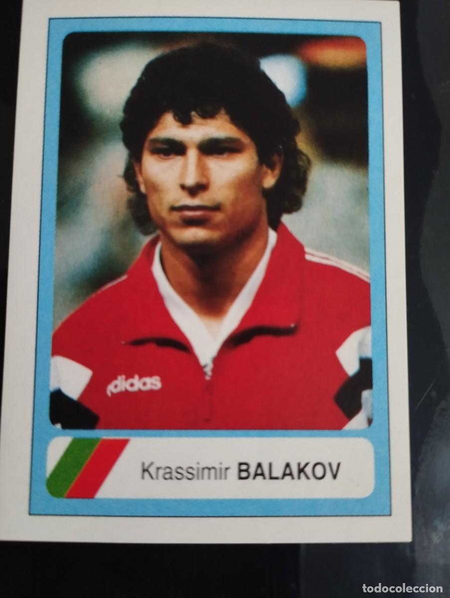 Collectionnisme Cartes &agrave; collectionner anciennes: Mundial USA 1994 Ediciones Estadio Cromo n&uacute;mero 115 Krassimir Balakov