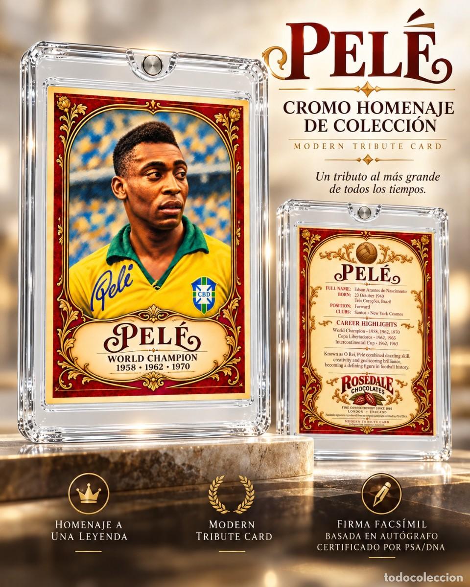 Collectable Antique Stickers: PEL&Eacute; &ndash; ROSEDALE CHOCOLATES &ndash; CROMO DE DISE&Ntilde;O ORIGINAL &ndash; ESTILO VINTAGE
