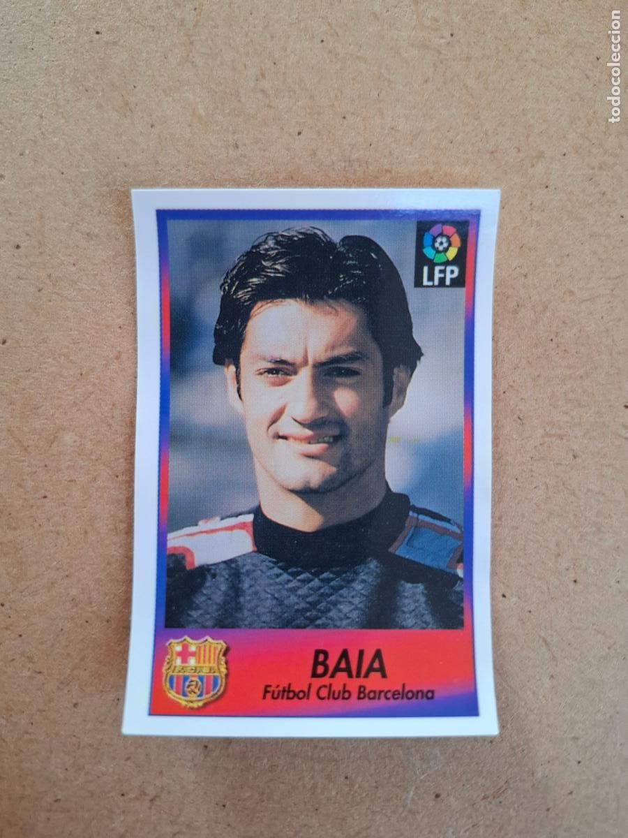 Coleccionismo cromos antiguos: BOLLYCAO 96 97 1996 1997 - 2 VITOR BAIA FC. BARCELONA ( TRASERA TE PRESENTA F&Uacute;TBOL ) - NUNCA PEGADO