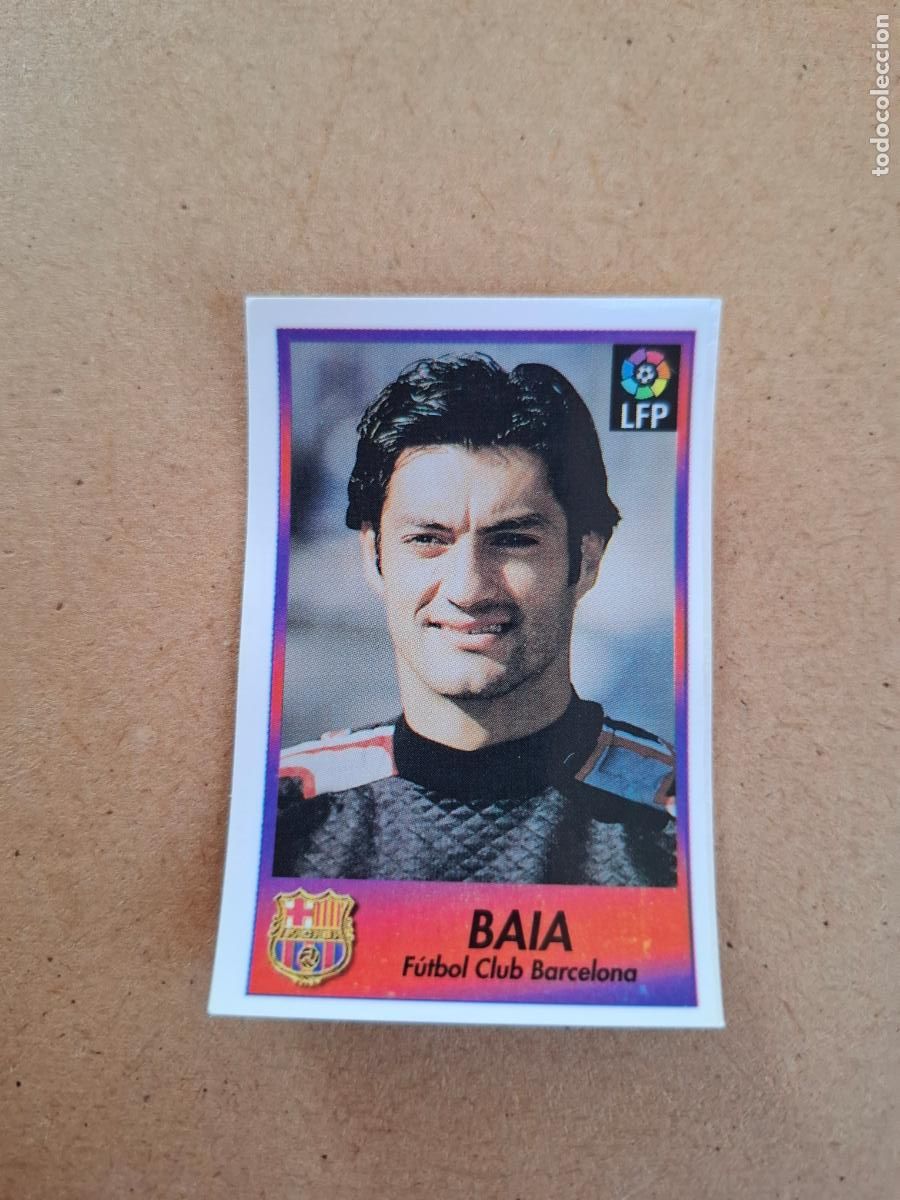 Coleccionismo cromos antiguos: BOLLYCAO 96 97 1996 1997 - 2 VITOR BAIA FC. BARCELONA ( TRASERA SIGUE LA LIGA ) - NUNCA PEGADO