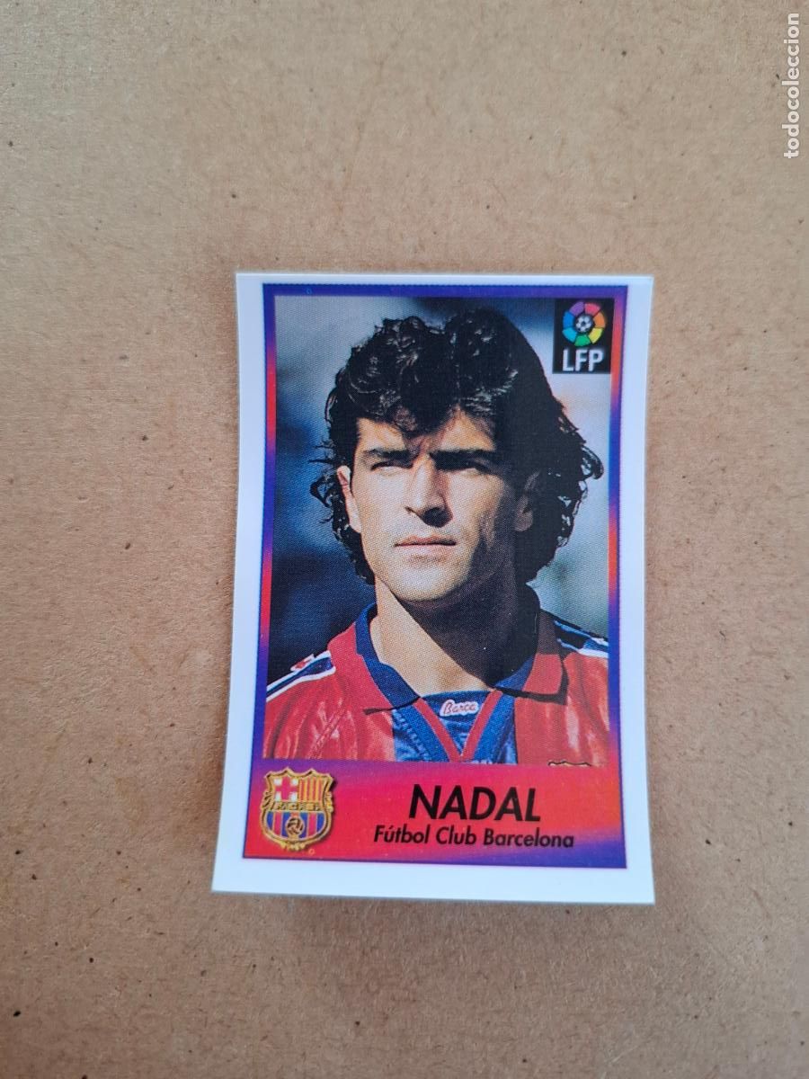 Coleccionismo cromos antiguos: BOLLYCAO 96 97 1996 1997 - 5 NADAL - FC. BARCELONA ( TRASERA TE PRESENTA F&Uacute;TBOL ) - NUNCA PEGADO