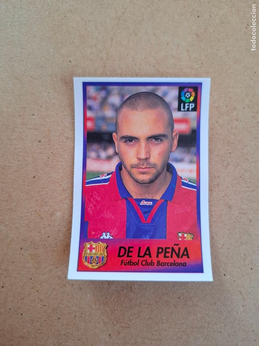Coleccionismo cromos antiguos: BOLLYCAO 96 97 1996 1997 - 6 DE LA PE&Ntilde;A FC. BARCELONA ( TRASERA TE PRESENTA F&Uacute;TBOL ) - NUNCA PEGADO