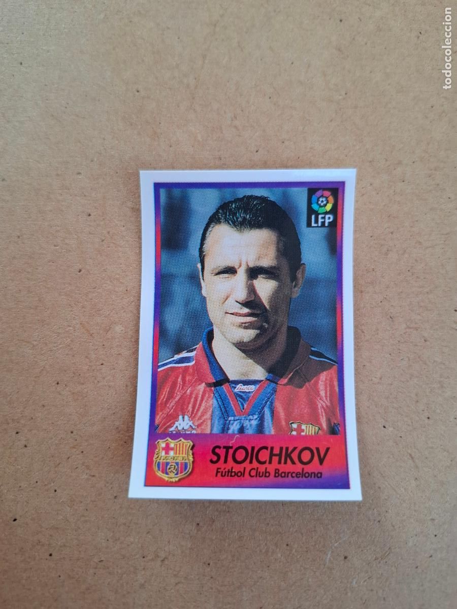 Coleccionismo cromos antiguos: BOLLYCAO 96 97 1996 1997 - 13 STOICHKOV FC. BARCELONA ( TRASERA SIGUE LA LIGA ) NUNCA PEGADO