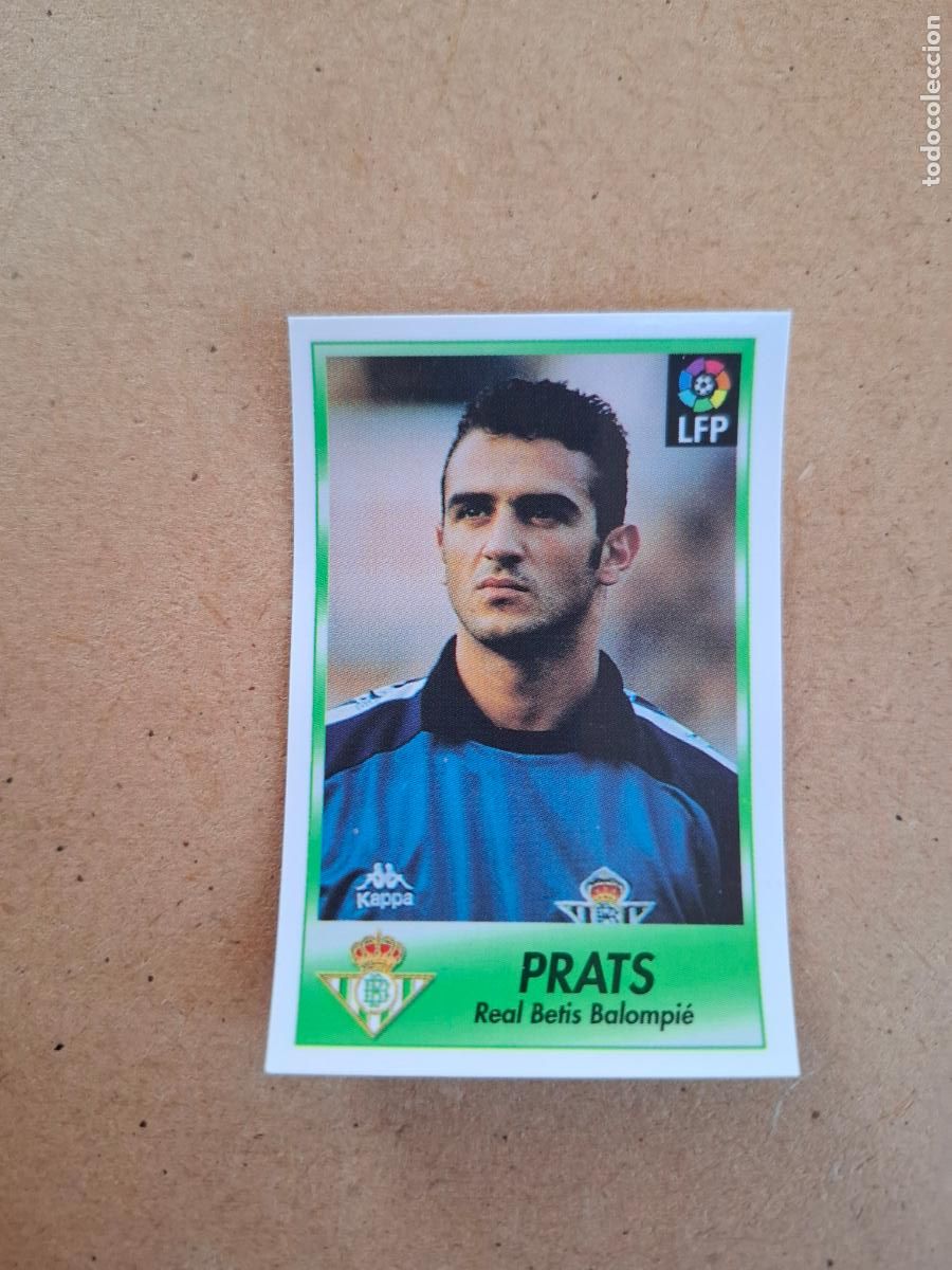 Coleccionismo cromos antiguos: BOLLYCAO 96 97 1996 1997 - 15 PRATS - REAL BETIS ( TRASERA SIGUE LA LIGA ) NUNCA PEGADO