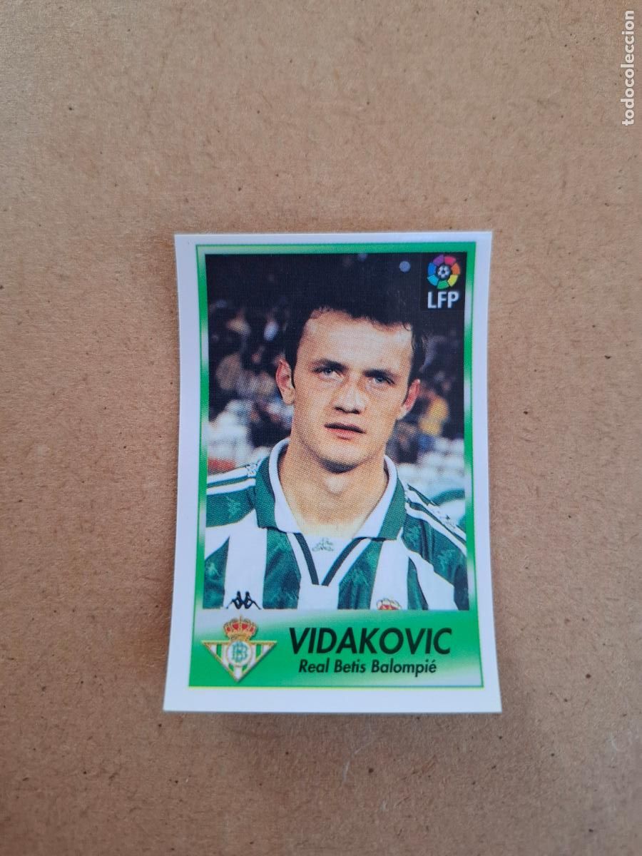 Coleccionismo cromos antiguos: BOLLYCAO 96 97 1996 1997 - 16 VIDAKOVIC - REAL BETIS ( TRASERA TE PRESENTA F&Uacute;TBOL ) NUNCA PEGADO