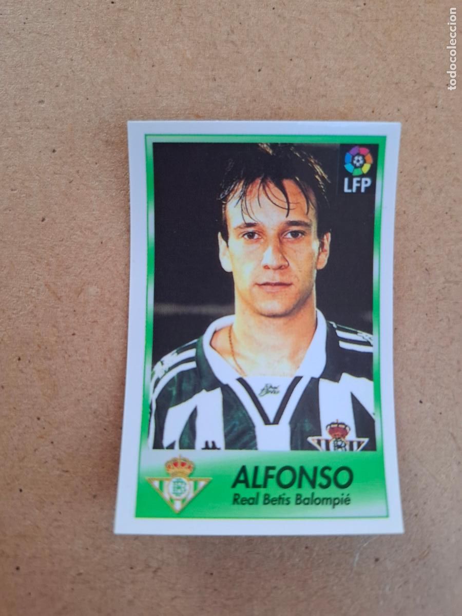 Collectionnisme Cartes &agrave; collectionner anciennes: BOLLYCAO 96 97 1996 1997 - 26 ALFONSO - REAL BETIS ( TRASERA SIGUE LA LIGA ) NUNCA PEGADO