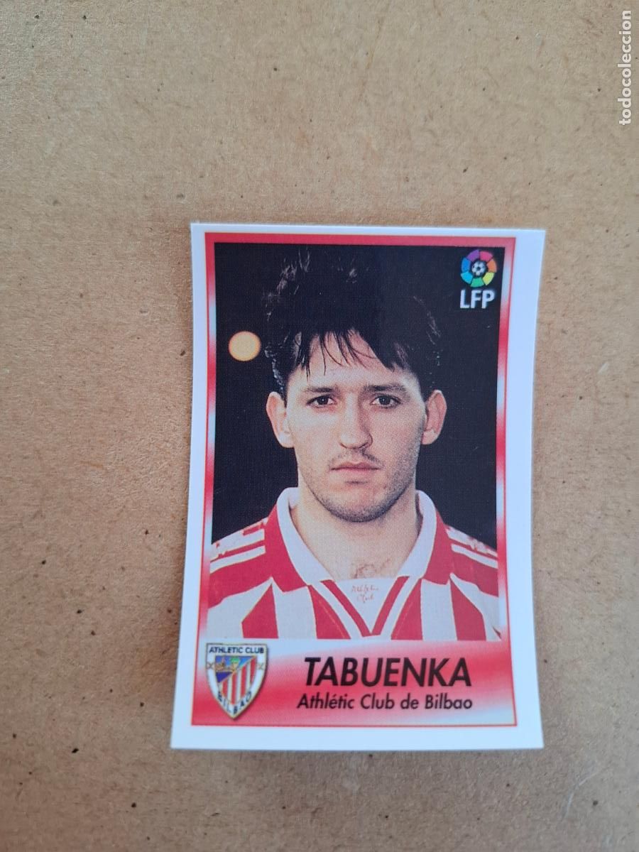 Collectable Antique Stickers: BOLLYCAO 96 97 1996 1997 - 33 TABUENKA - ATHLETIC CLUB ( TRASERA TE PRESENTA FUTBOL ) NUNCA PEGADO
